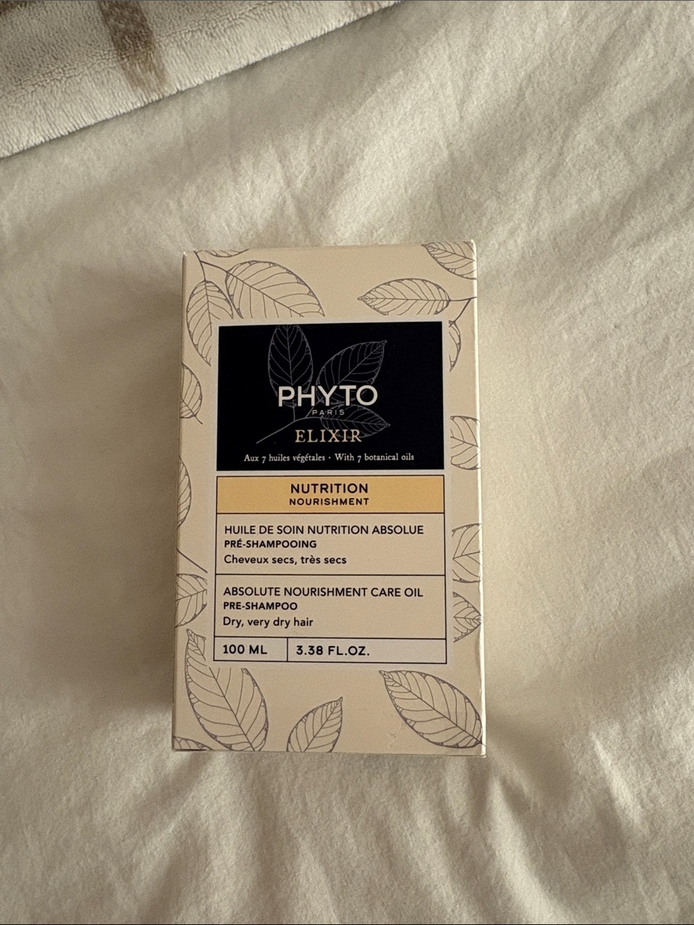 PHYTO Elixir Nutrition Pre-Shampoo Care Oil - Brand New never used